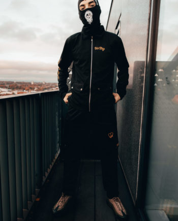 Black Lion Print Pants