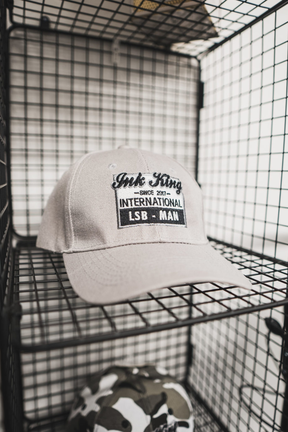 Grey International Strap Back Hat
