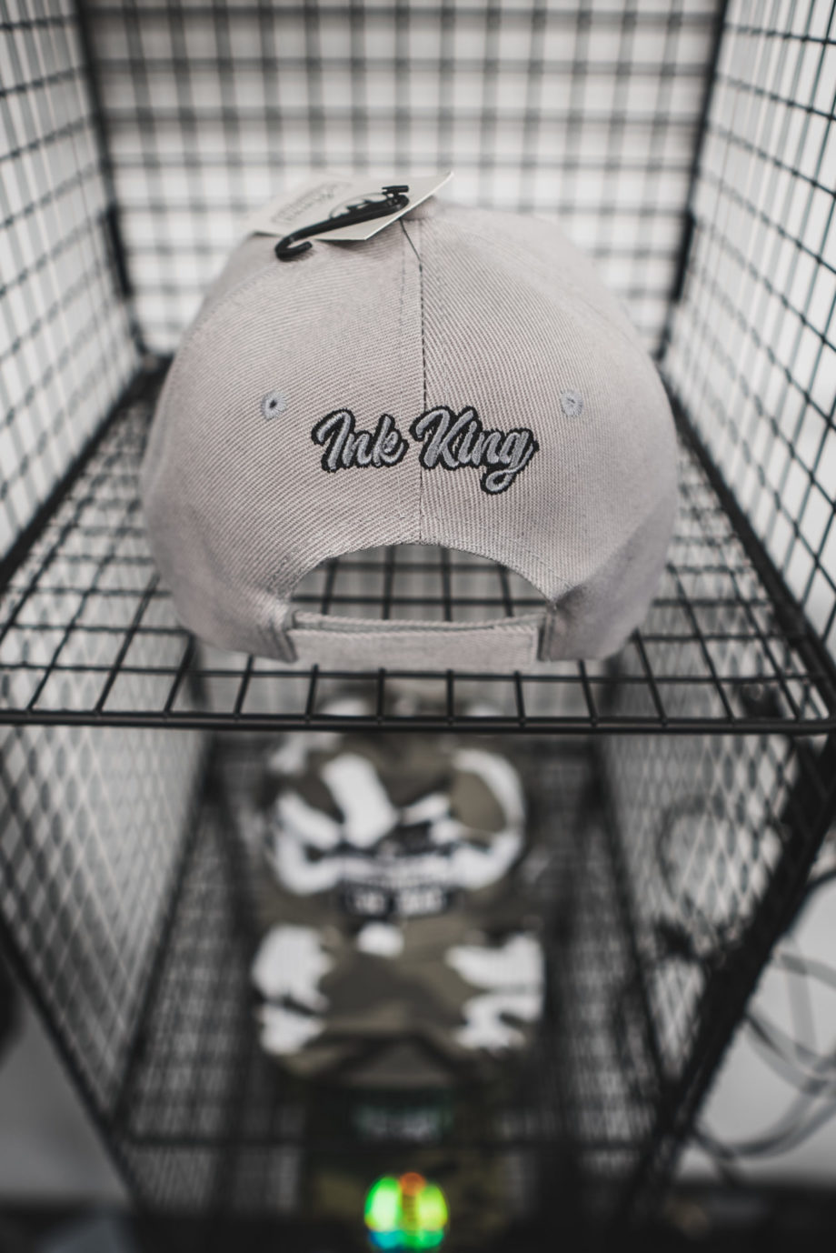 Grey International Strap Back Hat