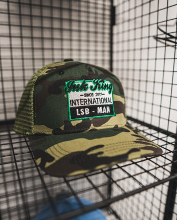 Green Camo International Trucker Hat