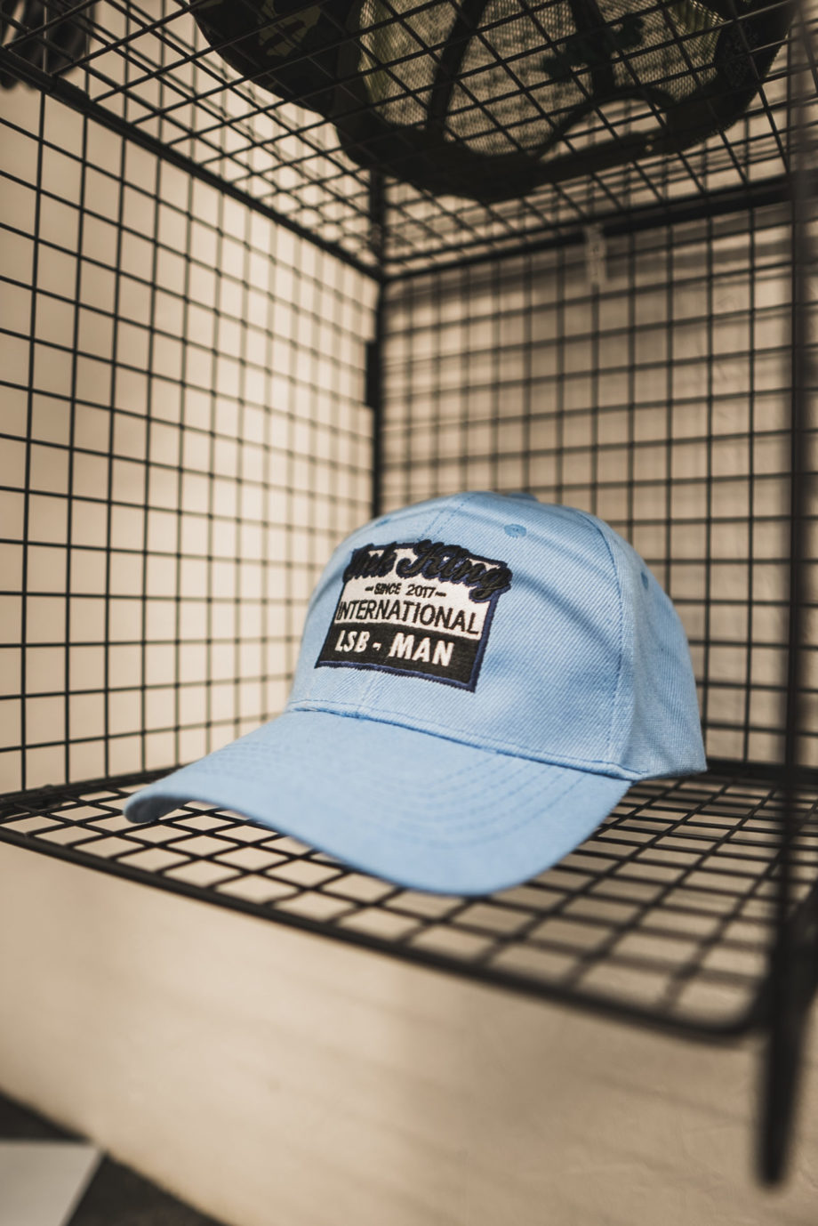Light Blue International Strap Back Hat